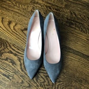 Gray Suede Kate Spade Pumps Size 7